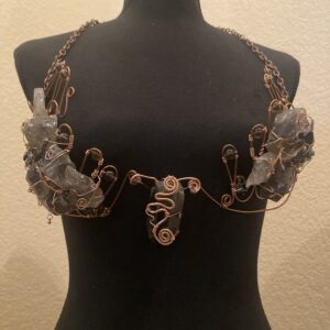 Handmade Smokey Quartz Bralette