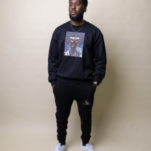 Unisex Black Afro Samurai Sweatsuit