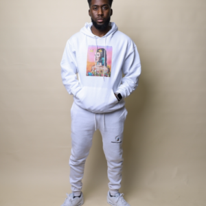 All White Hoodie & Sweatpants Set