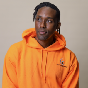 Orange Artwork Hoodie