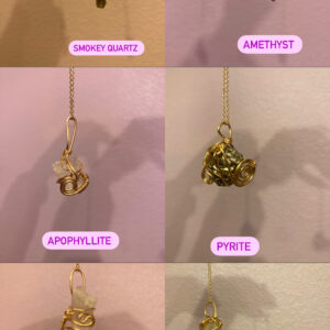 Simple Crystal Wrapped Necklaces