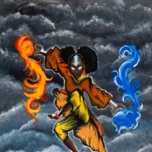 Black Girl ATLA Original or 13x19 Poster Print